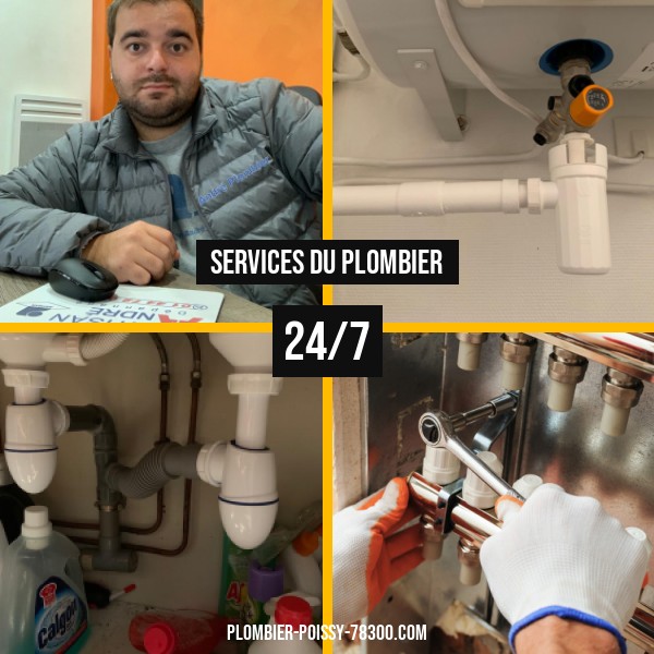 services du plombier de Poissy